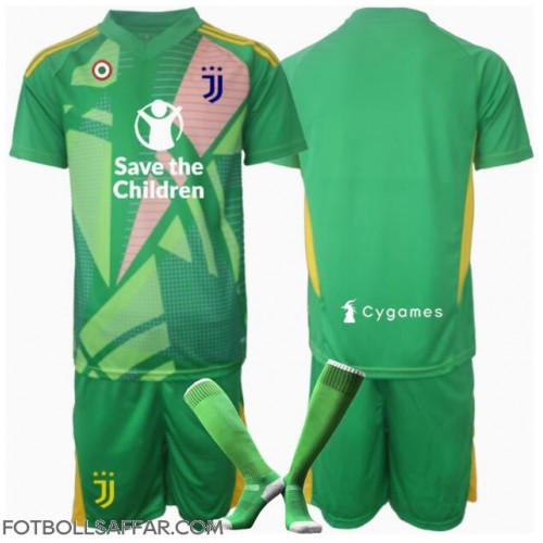 Juventus Målvakt Bortadräkt Barn 2024-25 Kortärmad (+ Korta byxor)
